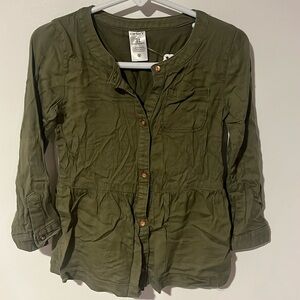 Carters green dress shirt.